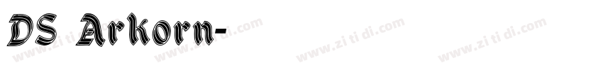 DS Arkorn字体转换